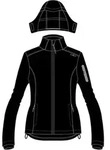 CMP Woman Jacket DET Hood nero (U901) 42