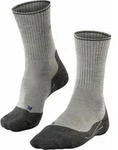 Falke TK2 Explore Wool Silk Herren Trekking Socken light grey (3400) 44-45