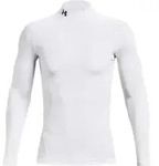Under Armour Men's Coldgear Armour Compression Mock white black (100) L