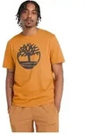 Timberland Mens Tree Logo Short Sleeve Tee wheat boot S