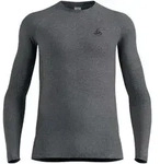 Odlo The Performance Warm Base Layer Top grey melange - black (15701) XL