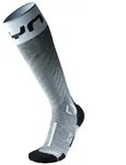 Uyn MAN Ski One Merino Socks grey melange/white (G160) 39/41
