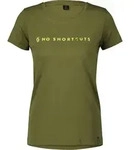 Scott Tee W's No Shortcuts SS fir green (7340) XS