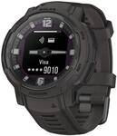 Garmin Instinct Crossover Solar Bluetooth Silikonarmband grau Kunststoffgeh&auml;use grau