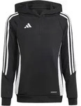 adidas Tiro 24 Half-Zip Hoodie Kinder - schwarz/wei&szlig; - 164