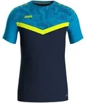 Jako T-Shirt Iconic - marine/Jako blau/neongelb - 34
