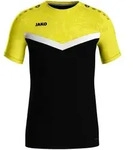 Jako T-Shirt Iconic - schwarz/soft yellow - 34