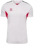 hummel Hmlauthentic Pl Trikot S/S Herren - white/true red - S