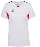 hummel hmlAuthentic PL Trikot S/S Damen - white/true red - XS