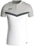 Jako Polo Iconic - wei&szlig;/soft grey/anthra light - S