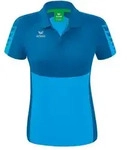 Erima Six Wings Poloshirt Damen - curacao/mykonos - 34