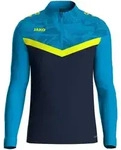 Jako Ziptop Iconic - marine/Jako blau/neongelb - S