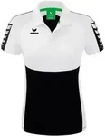 Erima Six Wings Poloshirt Damen - schwarz/wei&szlig; - 38