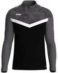 Jako Ziptop Iconic - schwarz/anthrazit - S