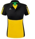 Erima Six Wings Poloshirt Damen - gelb/schwarz - 38