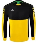 Erima Six Wings Sweatshirt Herren - gelb/schwarz - S