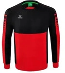 Erima Six Wings Sweatshirt Herren - rot/schwarz - S
