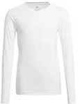 adidas Team Base Shirt Longsleeve Kinder - wei&szlig; 140