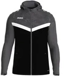 Jako Iconic Trainingsjacke mit Kapuze Kinder - schwarz/anthrazit