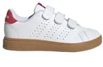 adidas Advantage Base 2.0 CF Sneaker Kinder - wei&szlig;/rot-32
