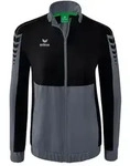 Erima Six Wings Pr&auml;sentationsjacke Damen - slate grey/schwarz - 3