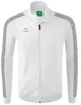 Erima Essential Team Tracktop Jacke Kinder - wei&szlig;/monument grey -