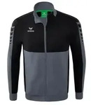 Erima Six Wings Worker Jacke Herren - slate grey/schwarz - S