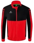 Erima Six Wings Pr&auml;sentationsjacke Herren - rot/schwarz - S