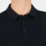 Jako Polo Organic Stretch - schwarz - 34