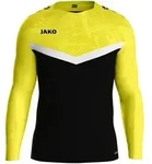 Jako Sweat Iconic Kinder - schwarz/soft yellow - 116