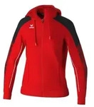 Erima Evo Star Trainingsjacke mit Kapuze Damen - rot/schwarz - 34