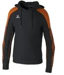 Erima Evo Star Kapuzensweat Kinder - schwarz/orange - 140