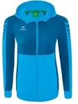 Erima Six Wings Trainingsjacke mit Kapuze Damen - curacao/mykonos