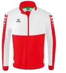 Erima Six Wings Pr&auml;sentationsjacke Kinder - rot/wei&szlig; - 128