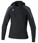 Erima Evo Star Trainingsjacke mit Kapuze Damen - schwarz/slate gr