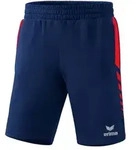 Erima Six Wings Worker Shorts Kinder - new navy/rot - 128