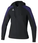 Erima Evo Star Trainingsjacke mit Kapuze Damen - schwarz/ultra vi