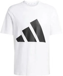 adidas Essentials Big Logo T-Shirt Herren - wei&szlig;/schwarz - M
