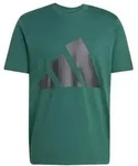 adidas Essentials Big Logo Single Jersey T-Shirt Herren - cgreen/