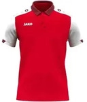 Jako Polo Dynamic Kinder - rot/wei&szlig;/dunkelrot - 140