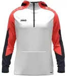 Jako Zip Hoodie Dynamic Kinder - wei&szlig;/coral/marine - 128