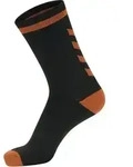 hummel Elite Indoor Socken Low - black/orange tiger - 35-38