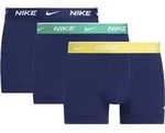 Nike Boxer Shorts Trunk Herren 3er Pack - blau/gr&uuml;n/gelb - S