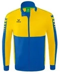 Erima Six Wings Worker Jacke Kinder - new royal/gelb - 116