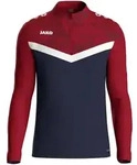 Jako Ziptop Iconic - marine/chili rot - XL