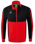 Erima Six Wings Worker Jacke Kinder - rot/schwarz - 128
