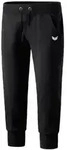 Erima 3/4 Sweathose mit B&uuml;ndchen Damen - schwarz - 48