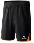Erima Classic 5-C Shorts Herren - schwarz/orange - 2XL