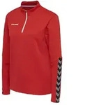hummel Authentic Half-Zip Sweatshirt Damen - rot XS