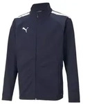Puma teamLIGA Trainingsjacke Kinder - navy/wei&szlig;-176